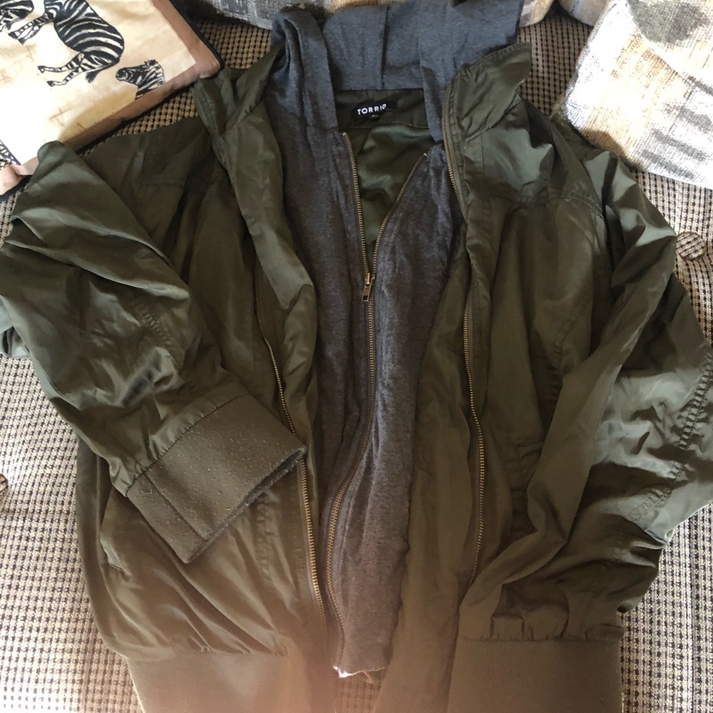 Torrid bomber jacket
